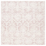 Safavieh Metro 6'-0" x 6'-0" Rug in Pink / Ivory