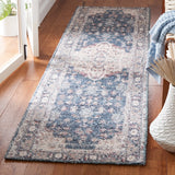Safavieh Classic Vintage 2'-3" x 8'-0" Rug in Light Blue / Rust