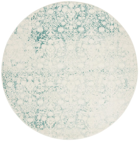 Safavieh Passion 6'-7" x 6'-7" Rug in Turquoise / Ivory