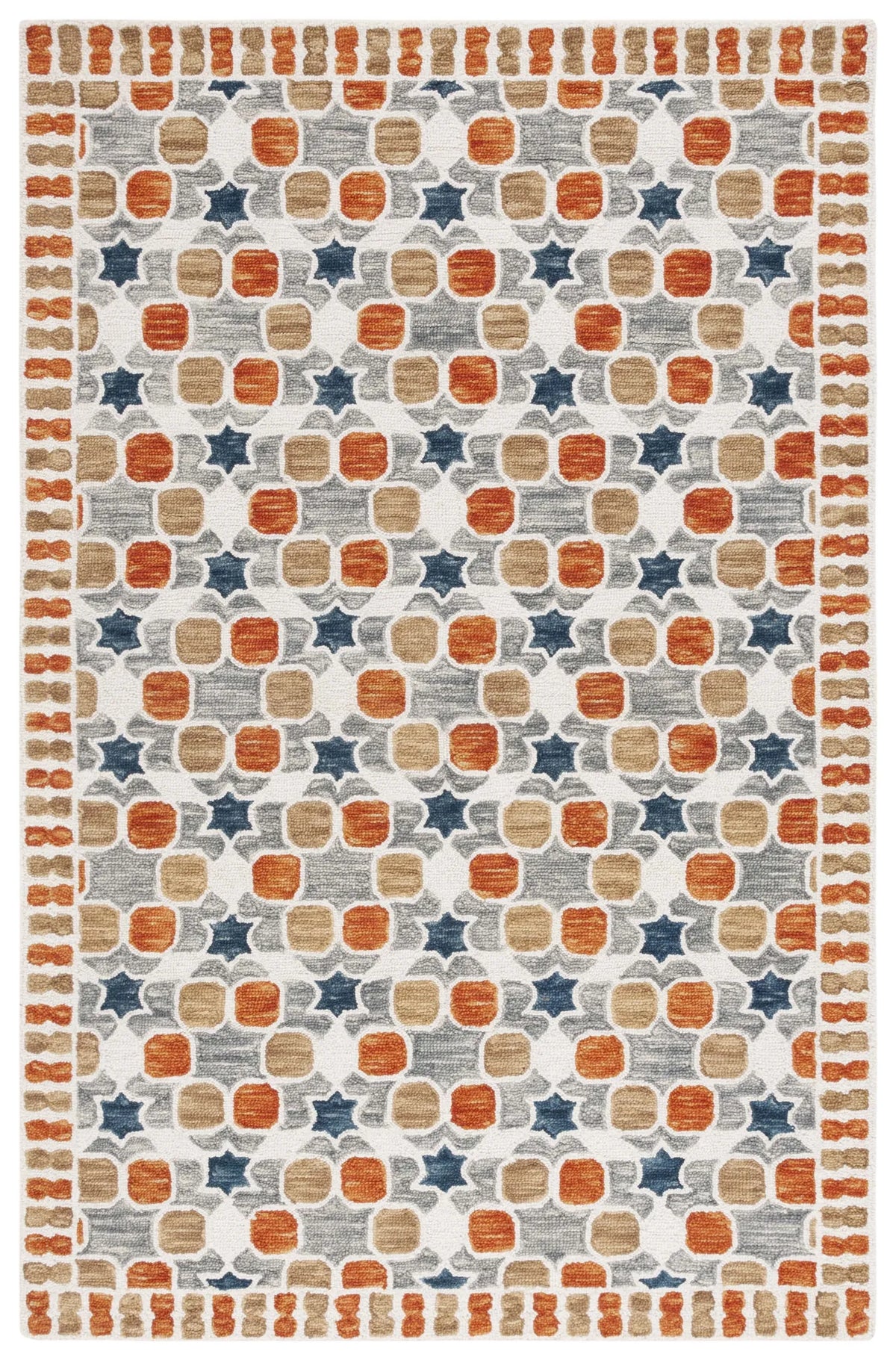 Safavieh Aspen 4'-0" x 6'-0" Rug in Ivory / Grey