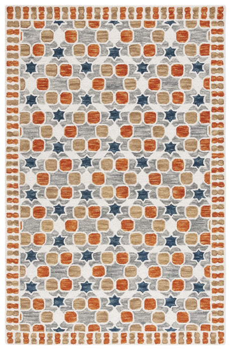 Safavieh Aspen 4'-0" x 6'-0" Rug in Ivory / Grey