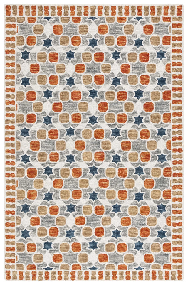 Safavieh Aspen 4'-0" x 6'-0" Rug in Ivory / Grey
