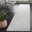 Safavieh Ebony 2'-3" x 9'-0" Rug in Ivory / Light Blue