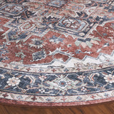 Safavieh Arizona 6'-0" x 6'-0" Rug in Brown / Blue