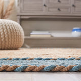 Safavieh Natural Fiber 5'-0" x 8'-0" Rug in Natural / Blue