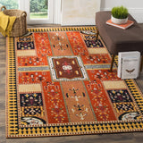 Safavieh Classic Vintage 4'-0" x 6'-0" Rug in Orange / Gold