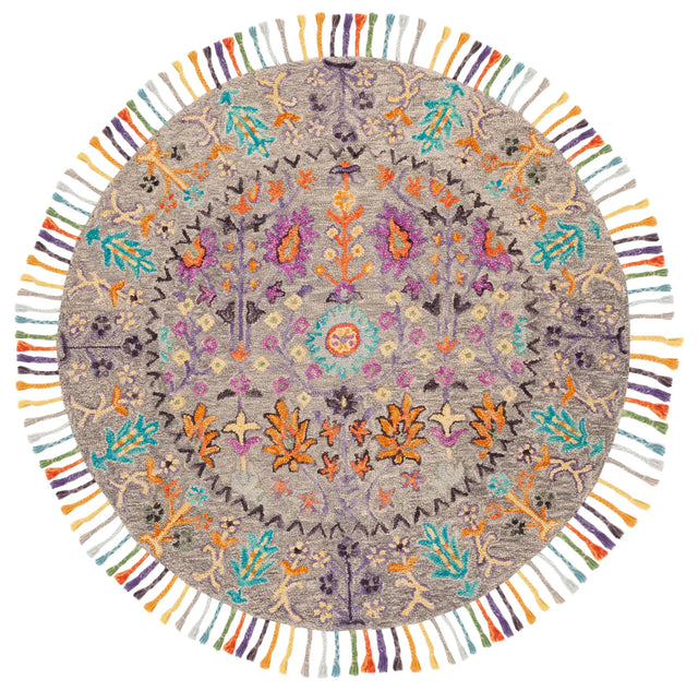 Safavieh Blossom 6'-0" x 6'-0" Rug in Grey / Multi