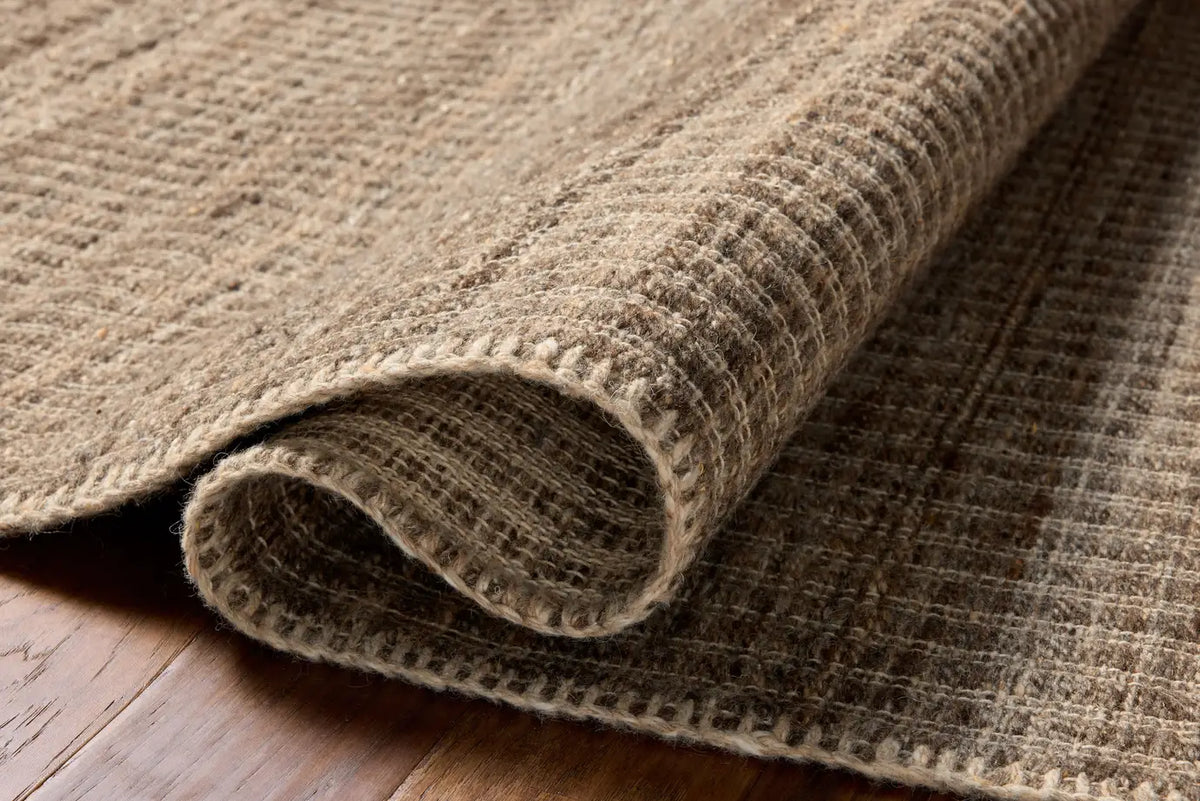 Loloi Elma ELM-01 Contemporary Hand Woven Bark Rug - pile height