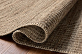 Loloi Elma ELM-01 Contemporary Hand Woven Bark Rug - pile height