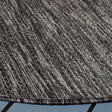 Safavieh Courtyard 6'-7" x 6'-7" Rug in Black / Grey