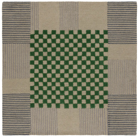 Safavieh Genre 5'-0" x 5'-0" Rug in Grey / Green
