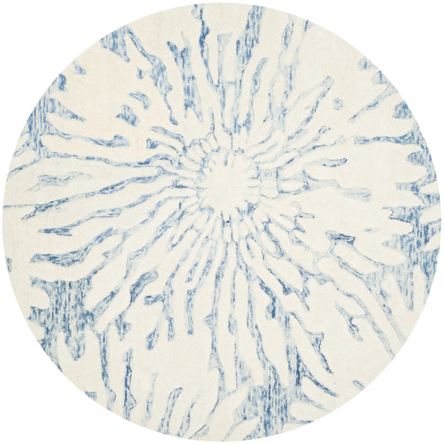 Safavieh Bella 5'-0" x 5'-0" Rug in Dark Blue / Ivory