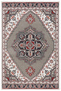 Safavieh Pyramid 4'-5" x 6'-5" Rug in Grey/Ivory / Rust