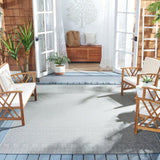 Safavieh Courtyard 6'-7" x 9'-6" Rug in Brown / Grey