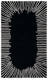 Safavieh Fifth Avenue 3'-0" x 5'-0" Rug in Black / Ivory