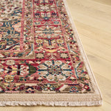Safavieh Kashan 5'-1" x 7'-5" Rug in Ivory / Blue