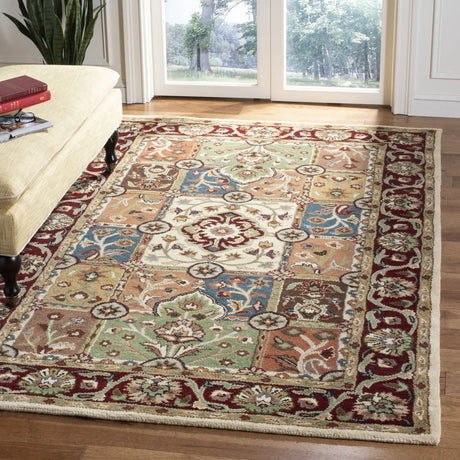 Safavieh Heritage 4'-0" x 6'-0" Rug in Multi / Red