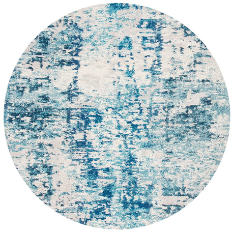 Safavieh Madison 5'-0" x 5'-0" Rug in Ivory / Turquoise