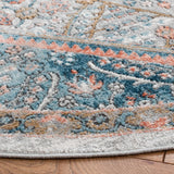 Safavieh Shivan 6'-7" x 6'-7" Rug in Blue / Red