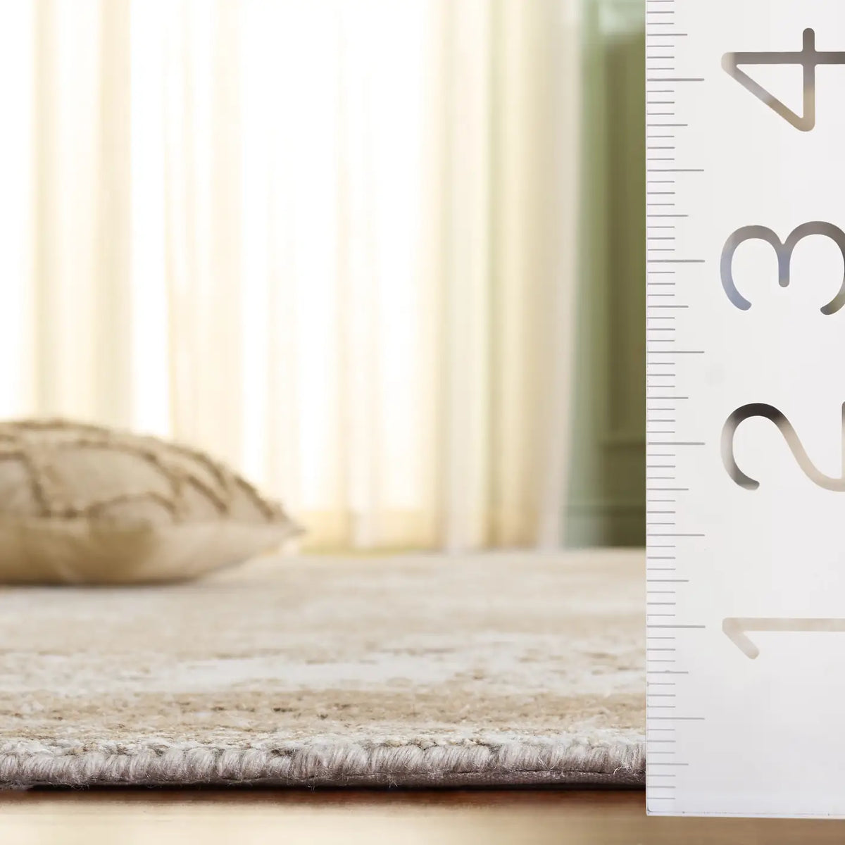 Safavieh Bedford 6'-0" x 9'-0" Rug in Beige / Gold
