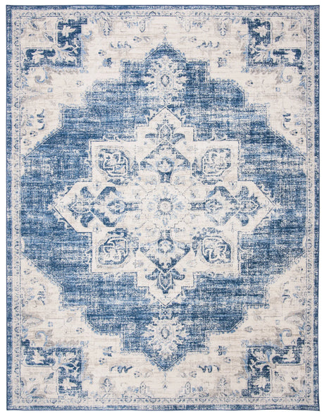 Safavieh Brentwood 10'-0" x 13'-0" Rug in Ivory / Navy