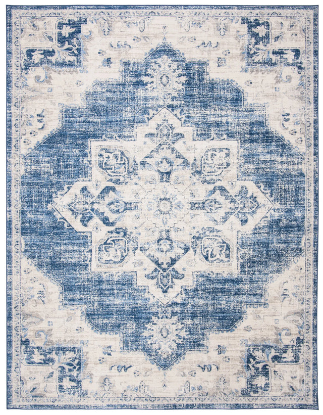 Safavieh Brentwood 10'-0" x 13'-0" Rug in Ivory / Navy