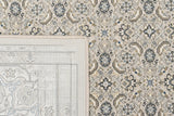 Dynamic Rugs Ancient Garden 57011 Soft Grey/Cream Rugs - Corner