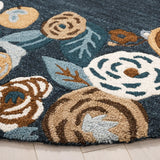 Safavieh Chelsea 6'-0" x 6'-0" Rug in Blue / Ivory