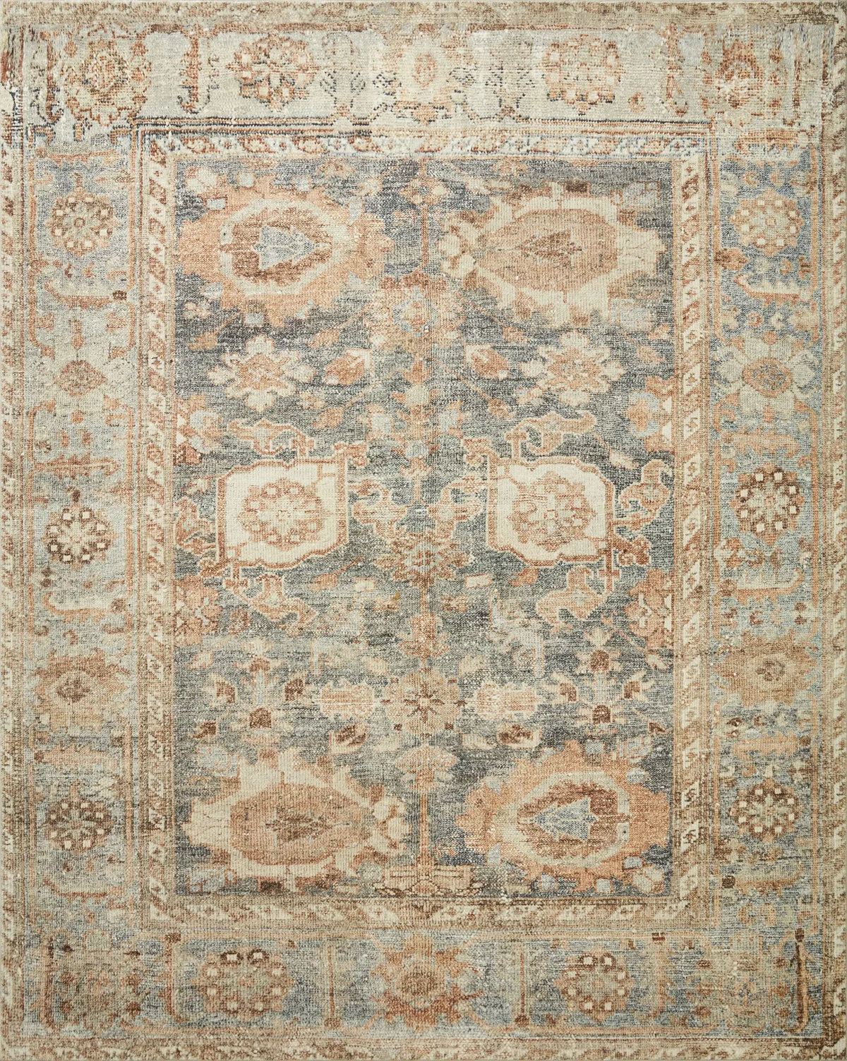 Loloi Margot Mat-03 Ocean/Spice Rugs - main flat