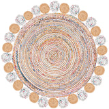 Safavieh Cape Cod 5'-0" x 5'-0" Rug in Beige / Multi