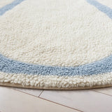Safavieh Vermont 6'-0" x 6'-0" Rug in Ivory / Light Blue