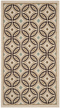 Safavieh Veranda 2'-7" x 5'-0" Rug in Cream / Chocolate