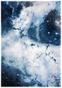 Safavieh Galaxy 4'-0" x 6'-0" Rug in Blue / Ivory