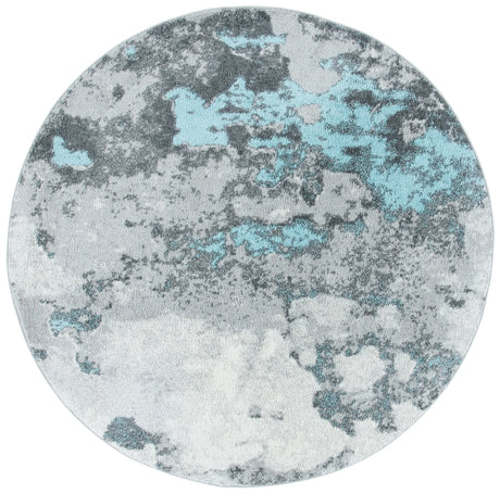Safavieh Adirondack 6'-0" x 6'-0" Rug in Turquoise / Grey