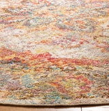 Safavieh Crystal 7'-0" x 7'-0" Rug in Cream / Rose