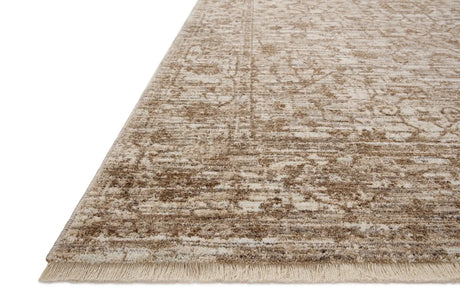Loloi Sorrento Sor-01 Bark/Natural Rug - rug corner
