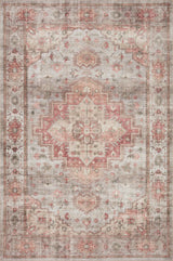 Loloi Heidi Hei-02 Dove/Spice Rugs - main flat