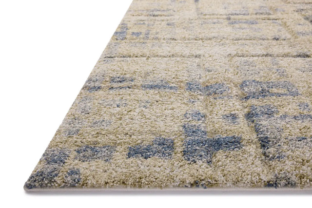 Loloi Silas Sla-05 Blue/Multi Rug - rug corner