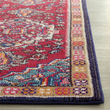 Safavieh Monaco 2'-2" x 10'-0" Rug in Red / Turquoise