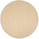 Safavieh Natural Fiber 6'-0" x 6'-0" Rug in Ivory / Beige