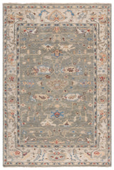 Safavieh Samarkand 6'-0" x 9'-0" Rug in Grey / Ivory