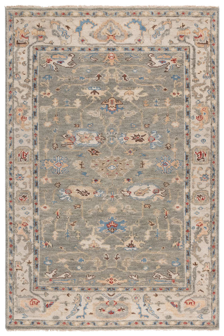 Safavieh Samarkand 6'-0" x 9'-0" Rug in Grey / Ivory