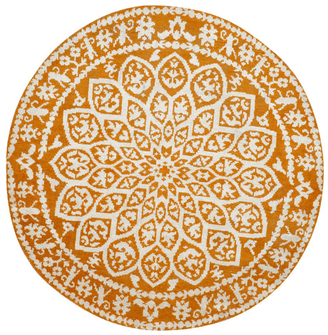 Safavieh Stone Wash 6'-0" x 6'-0" Rug in Copper