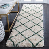 Safavieh Hudson Shag 2'-3" x 8'-0" Rug in Ivory / Green