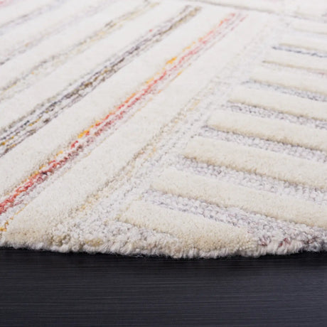 Safavieh Metro 6'-0" x 6'-0" Rug in Red / Ivory