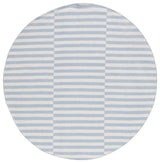 Safavieh Montauk 6'-0" x 6'-0" Rug in Ivory / Light Blue