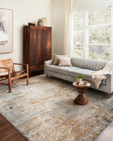 Loloi Bianca Bia-01 Stone/Gold Rugs - room scene 1
