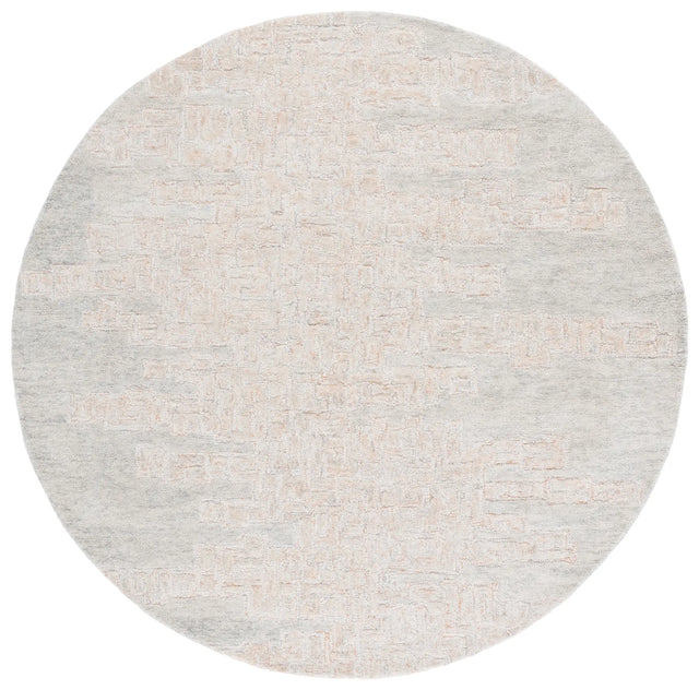 Safavieh Harvest 6'-0" x 6'-0" Rug in Rust / Grey