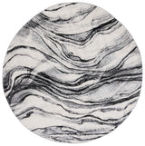 Safavieh Tulum 6'-7" x 6'-7" Rug in Ivory / Black