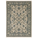 Oriental Weavers Sphinx Aberdeen 070I1 Beige/ Blue Rug - main flat